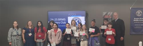 24-25 Builders Club Members and Officers